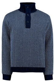 Holebrook Herren winddichter Stehkragenpullover Ingvar Blau
