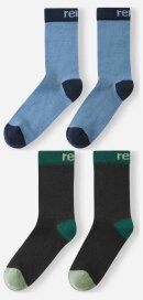 Reima 2 Paar Woll Kindersocken Parit Blau