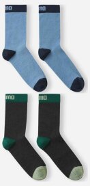 Reima 2 Paar Woll Kindersocken Parit Blau