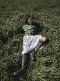 Dale of Norway Leknes Damen Strickpullover Grün...