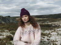 Dale of Norway Highland Damen Wollpullover Rosa