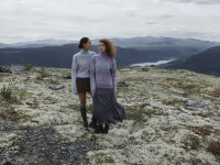 Dale of Norway Highland Damen Wollpullover Hellblau