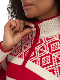 Dale of Norway Team Norway Cortina Damen Wollpullover Rot Weiß