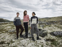 Dale of Norway Team Norway Cortina Damen Wollpullover Rot Weiß