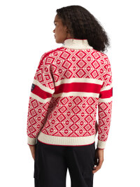 Dale of Norway Team Norway Cortina Damen Wollpullover Rot Weiß