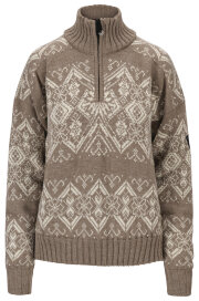 Dale of Norway Roset Winddichter Damen Wollpullover Braun...