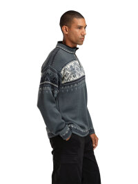 Dale of Norway Blyfjell Herren Norweger Pullover Stahlblau