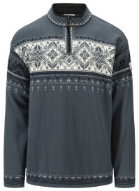 Dale of Norway Blyfjell Herren Wollpullover Stahlblau