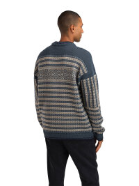 Dale of Norway Ramberg Herren Wollpullover Stahlblau Sand