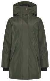 Didriksons Alana Damen Parka Dunkelgrün