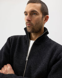 Holebrook Herren Windstopper Strickjacke Måns Zip Anthrazit