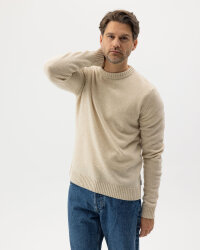 Holebrook Herren Strickpullover Charles Crew Creme