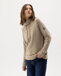 Holebrook Damen Windstopper Strickpullover Angelika Sand