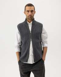 Holebrook Herren Strickweste Frank Dunkelgrau