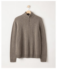 Holebrook Herren Strickpullover Charles T-Neck Braun