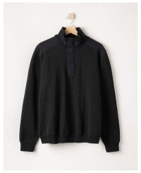 Holebrook Herren Windstopper Stehkragenpullover Eskil Navy