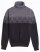 Natural Style Ice Rose Damen Merino Norwegerpullover Schwarz Grau