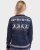 Natural Style Juletider Damen Norwegerpullover Navy