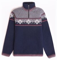Natural Style Sigrun Damen Norwegerpullover Navy
