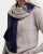 Natural Style Fretheim Merino Woll Schal Navy