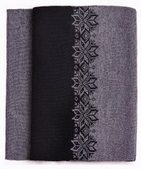 Natural Style Fretheim Merino Woll Schal Schwarz