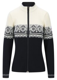 Dale of Norway Moritz Damen Merino Strickjacke Schwarz Weiss