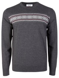 Dale of Norway Sverre Herren Merino Wollpullover Grau