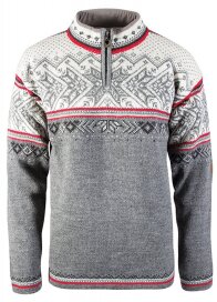 Dale of Norway Vail Herren Wollpullover Grau