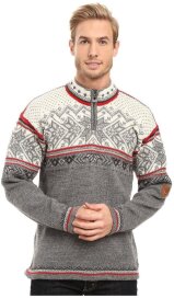 Dale of Norway Vail Herren Wollpullover Grau
