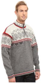 Dale of Norway Vail Herren Wollpullover Grau