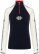 Dale of Norway Geilo Damen Merino Zip Norwerger Pullover Navy Weiss