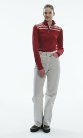 Dale of Norway Cortina Basic Damen Merino Wollpullover Rot