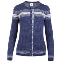 Dale of Norway Hedda Damen Merino Strickjacke Blau