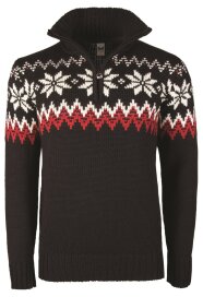 Dale of Norway Myking Herren Merino Wollpullover Schwarz