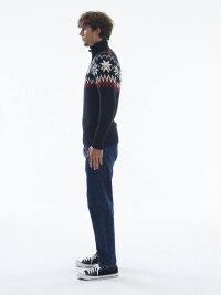 Dale of Norway Myking Herren Merino Wollpullover Schwarz