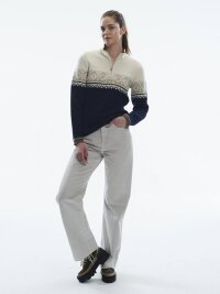 Dale of Norway Moritz Damen Merino Pullover Beige Navy