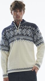 Dale of Norway Vail Herren Sweater Weiss