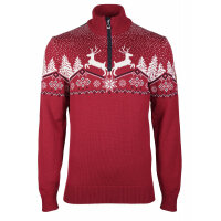 Dale of Norway Christmas Herren Merino Weihnachspullover Rot