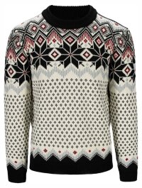 Dale of Norway Vegard Herren Strickpullover Schwarz Weiss