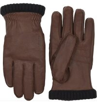 Hestra Deerskin Primaloft Herren Lederhandschuh Chocolate