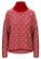 Dale of Norway Firda Damen Norweger Pullover Rot Weiss