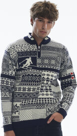 Dale of Norway OL History Unisex Wollpullover Navy