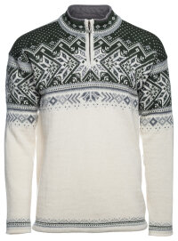 Dale of Norway Vail Herren Sweater Weiss Dunkelgrün