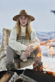 Dale of Norway Vall&oslash;y Feminine Sweater - Weiss