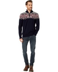 Dale of Norway Winterland Herren Merino Norwegerpullover Navy