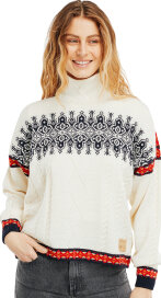 Dale of Norway Aspøy Damen Wollpullover Weiss