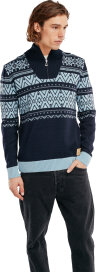 Dale of Norway Bjørnøy Herren Merino Norweger Pullover Navy