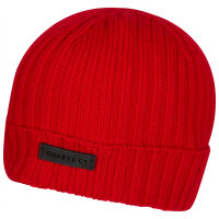 Quartz Co Merino Woll Mütze Rot