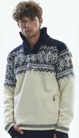 Dale of Norway Vail Herren Norweger Pullover WP Weiss