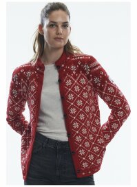 Dale of Norway Brimse Damen Strickjacke Rot